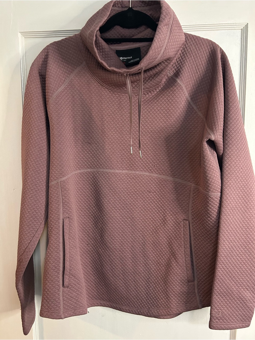 Marmot Men’s Quilted Turtleneck Pullover - Mauve